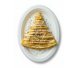 Солёный блин с ветчиной и сыром image